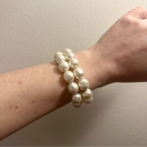 Vintage Faux Pearl Bracelet 1980s / 90s Women’s Jewelry